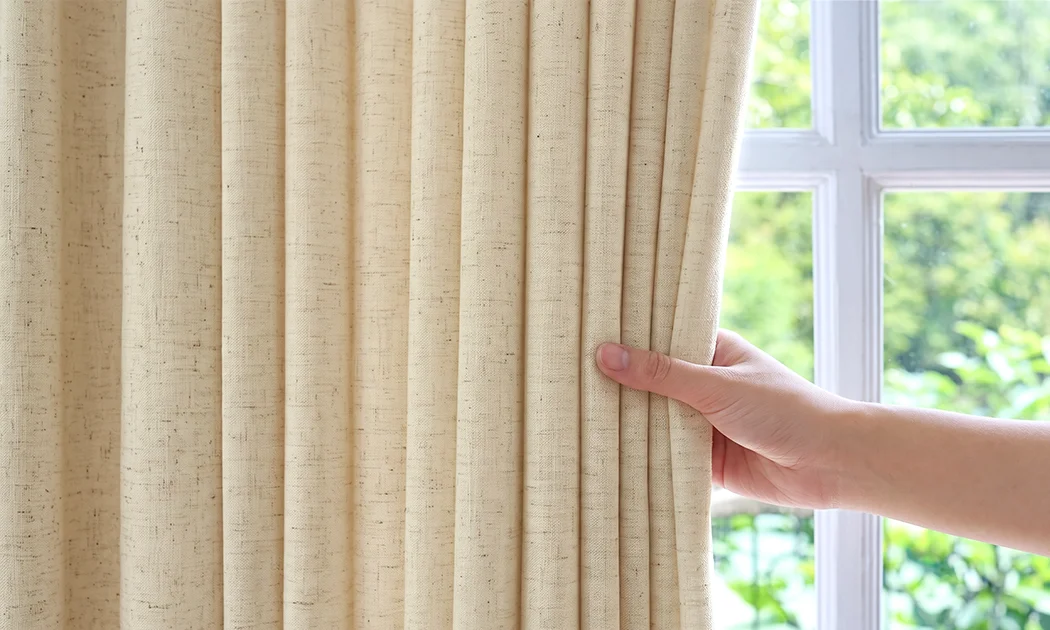 Rupert cashmere texture curtain fabric