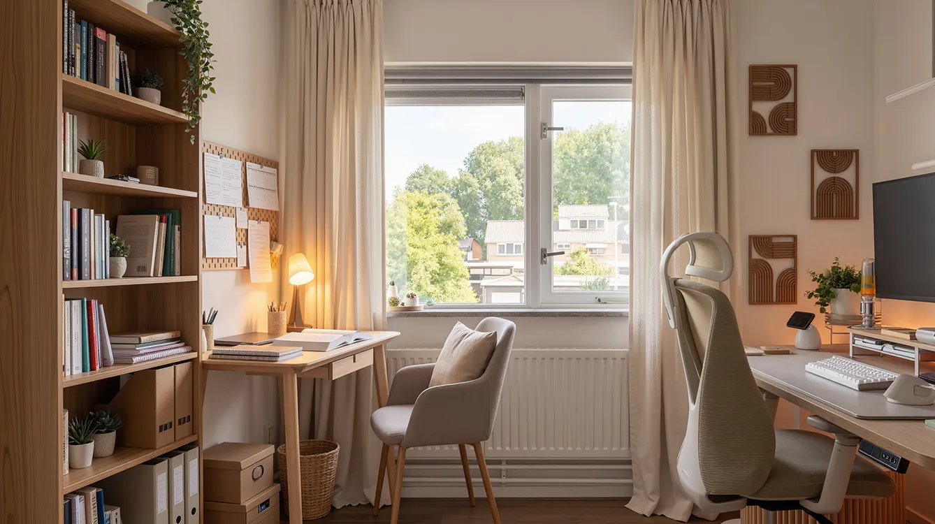 Sunlit Home Office & Den