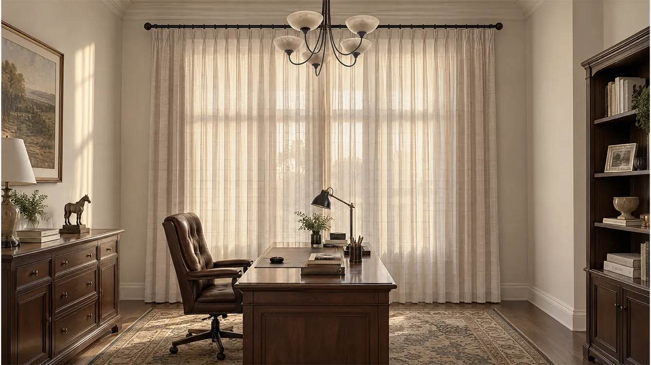 Sunlit Dining Room & Study