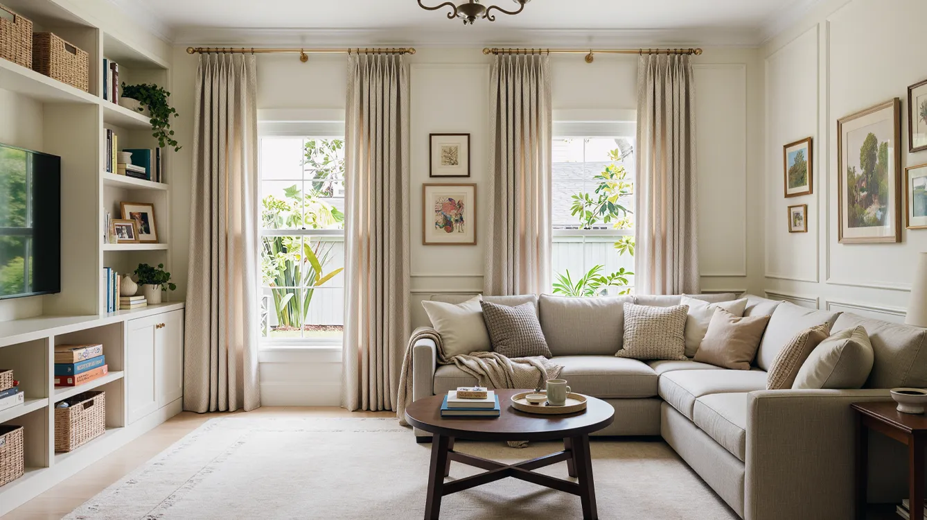 Transitional Family Lounge